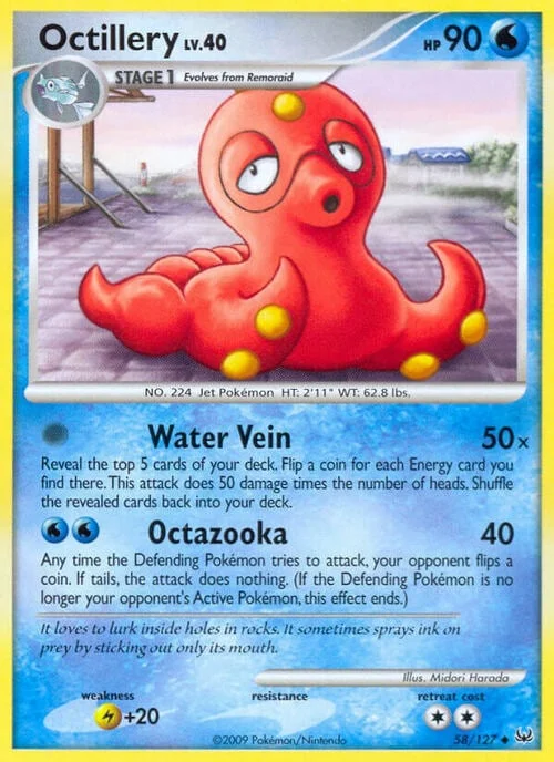 Octillery Lv.40 — Platinum