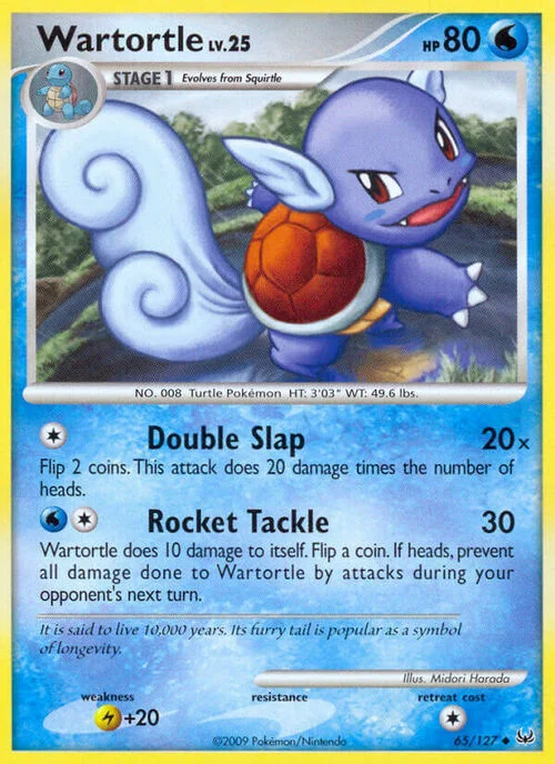 Wartortle Lv.25 — Platinum