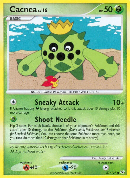 Cacnea Lv.16 — Platinum