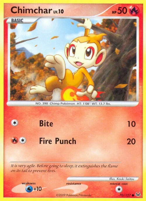 Chimchar Lv.10 — Platinum