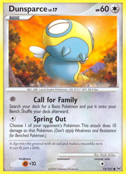 Dunsparce Lv.17 — Platinum