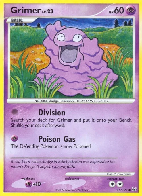 Grimer Lv.23 — Platinum