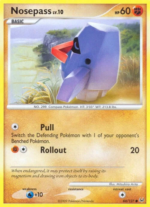 Nosepass Lv.10 — Platinum