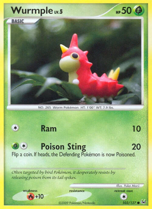 Wurmple Lv.5 — Platinum