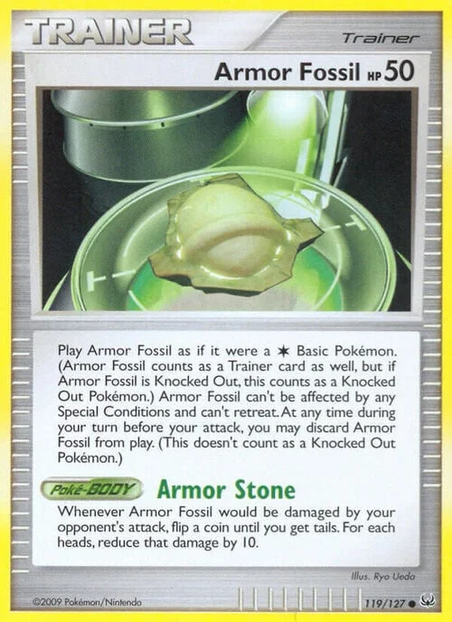 Armor Fossil — Platinum