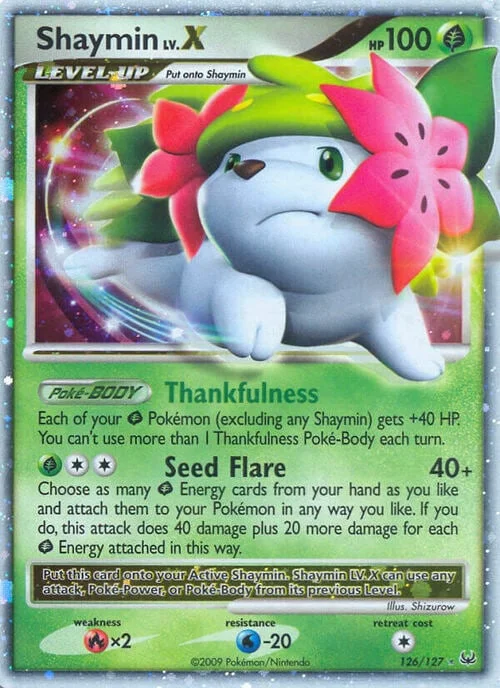 Shaymin LV.X — Platinum