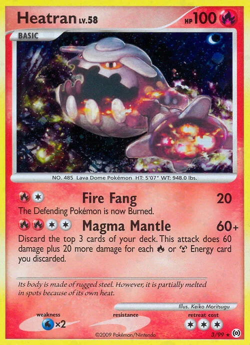 Heatran — Platinum Arceus