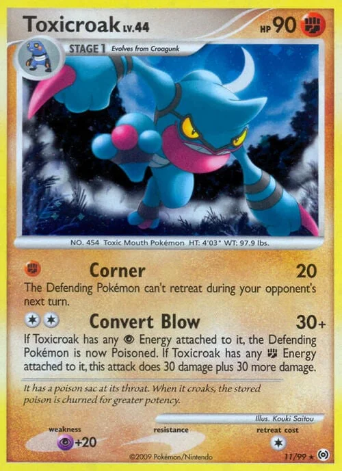 Toxicroak — Platinum Arceus