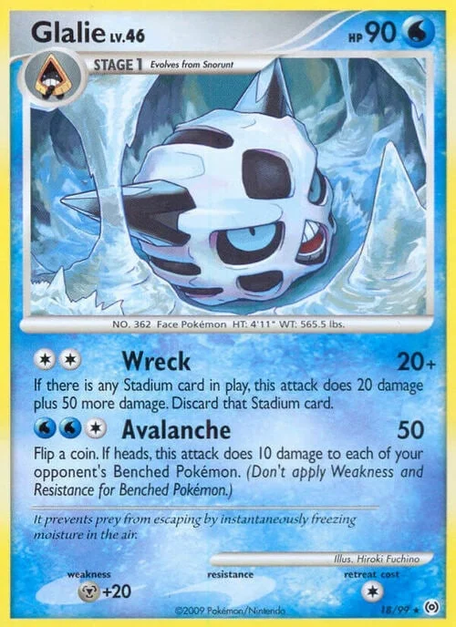 Glalie — Platinum Arceus