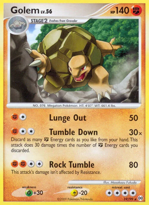 Golem — Platinum Arceus