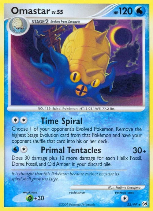 Omastar — Platinum Arceus