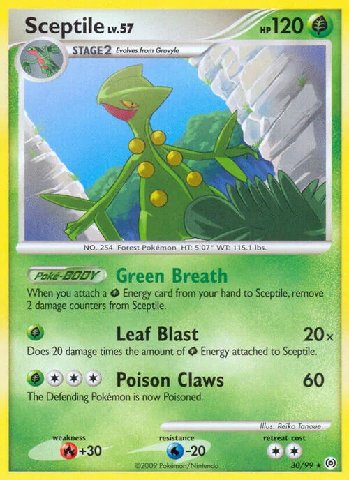 Sceptile — Platinum Arceus