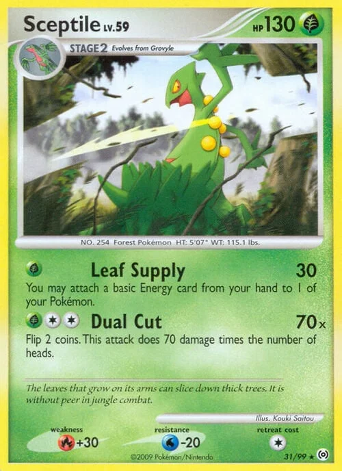 Sceptile — Platinum Arceus