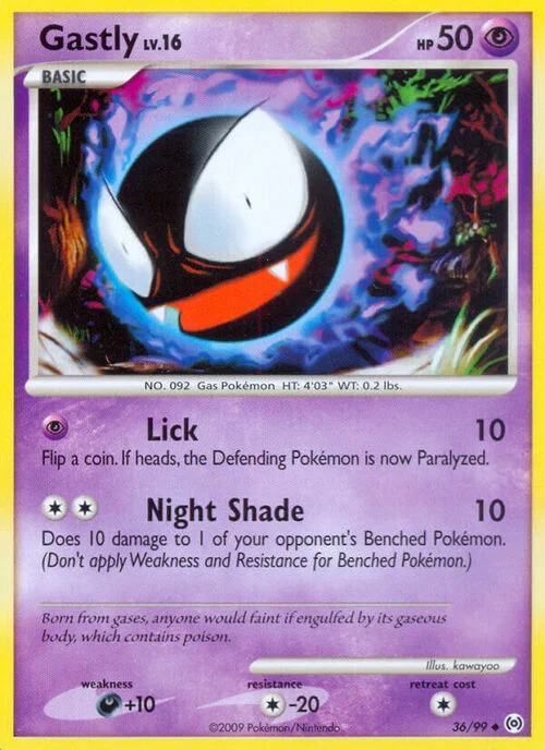 Gastly — Platinum Arceus