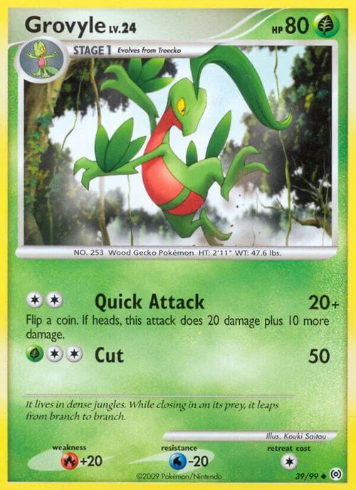 Grovyle — Platinum Arceus