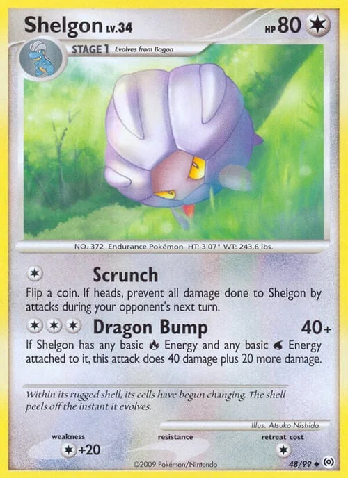 Shelgon — Platinum Arceus