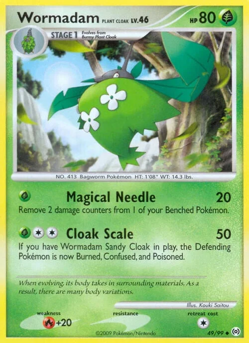 Wormadam Plant Cloak Lv.46 — Platinum Arceus