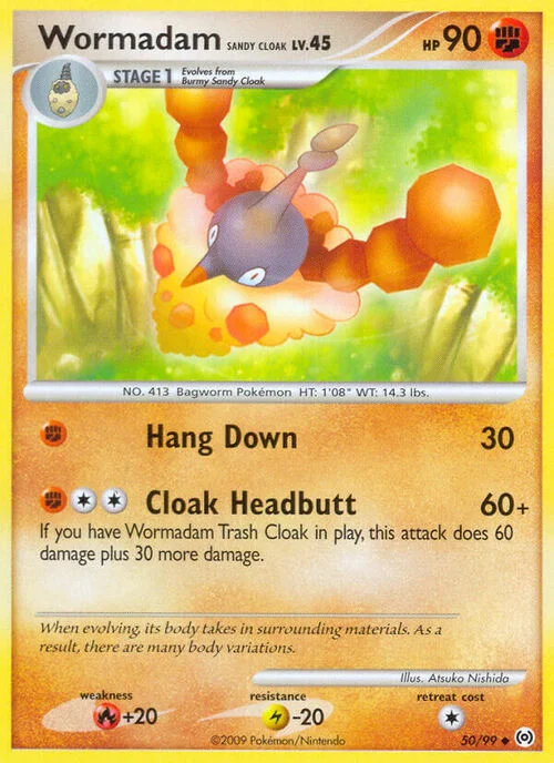 Wormadam Sandy Cloak Lv.45 — Platinum Arceus