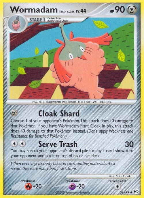 Wormadam Trash Cloak Lv.44 — Platinum Arceus