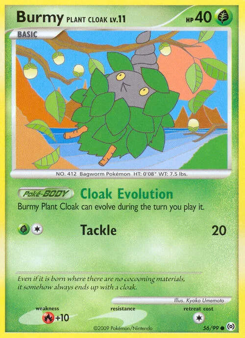 Burmy Plant Cloak — Platinum Arceus
