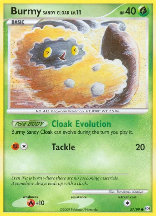 Burmy Sandy Cloak — Platinum Arceus