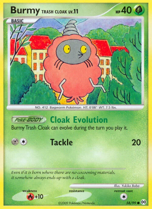 Burmy Trash Cloak — Platinum Arceus