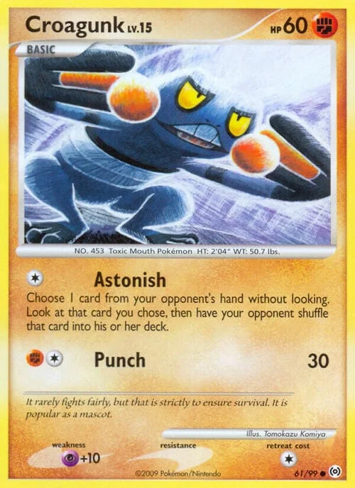 Croagunk — Platinum Arceus