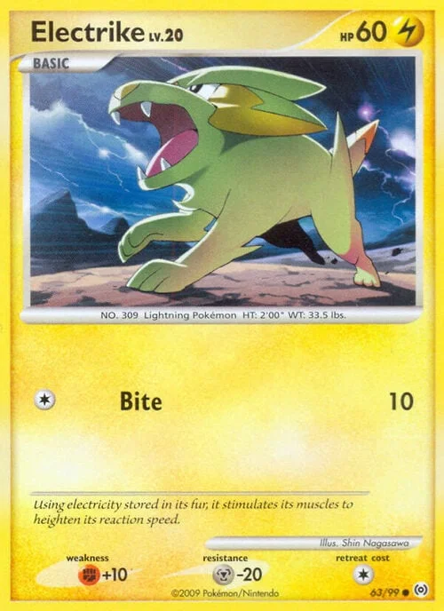 Electrike Lv.20 — Platinum Arceus
