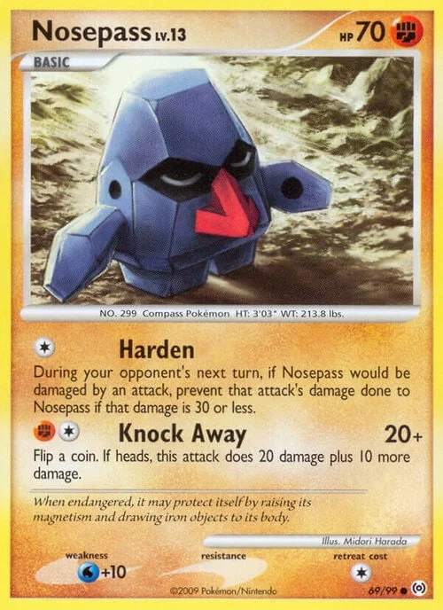 Nosepass — Platinum Arceus