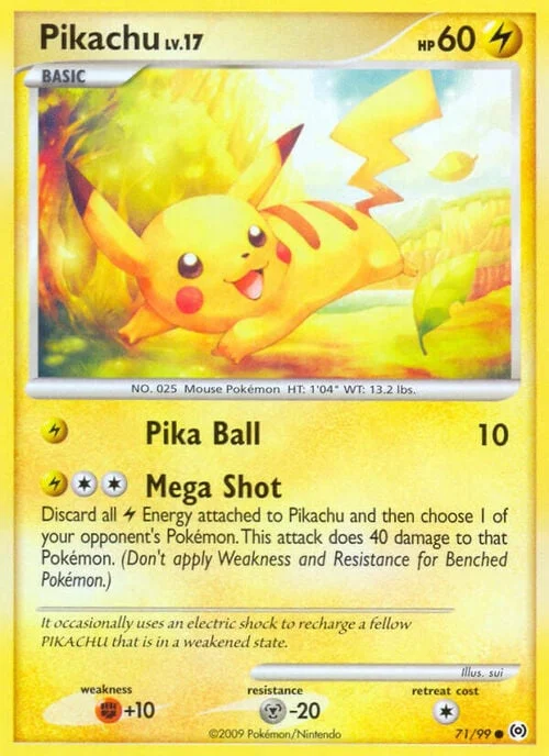 Pikachu — Platinum Arceus