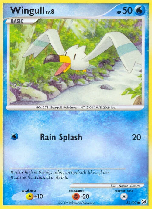 Wingull Lv.8 — Platinum Arceus