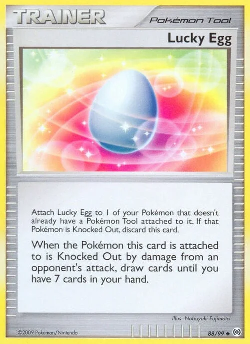 Lucky Egg — Platinum Arceus