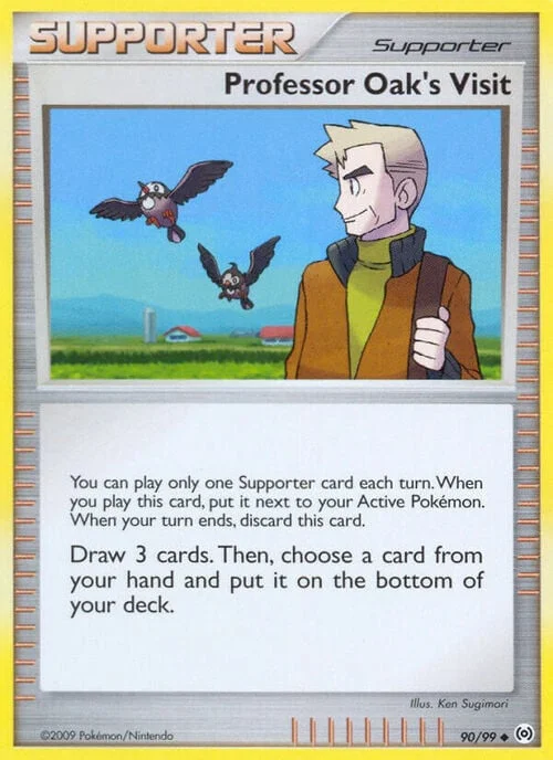 Professor Oak's Visit — Platinum Arceus