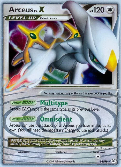 Arceus LV.X — Platinum Arceus