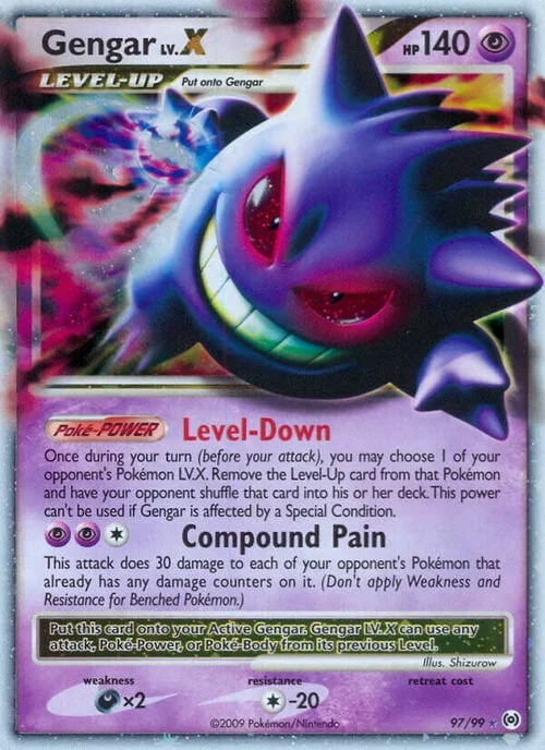 Gengar LV.X — Platinum Arceus