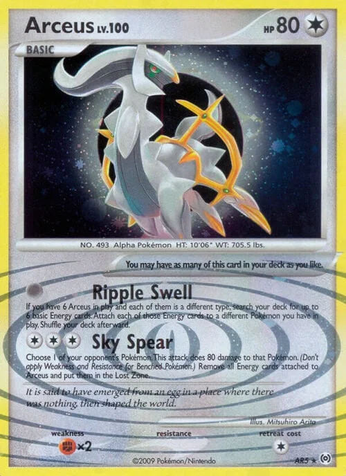 Arceus Lv.100 — Platinum Arceus
