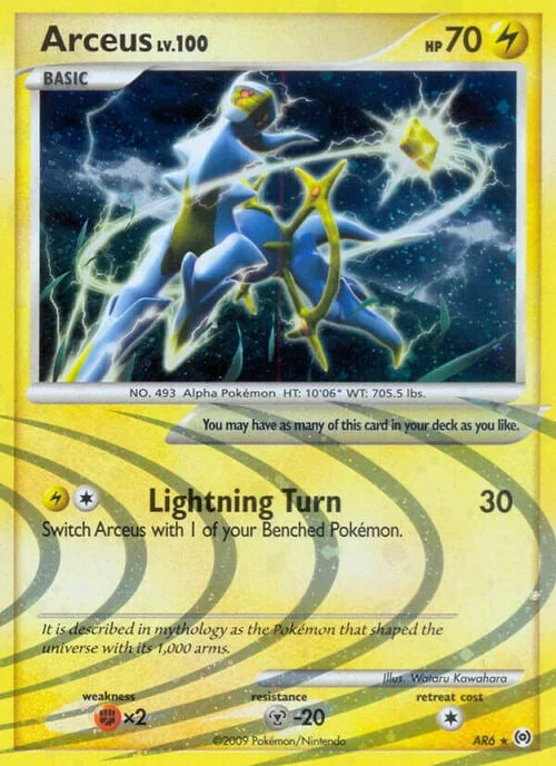 Arceus Lv.100 — Platinum Arceus