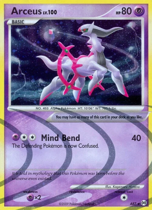 Arceus Lv.100 — Platinum Arceus