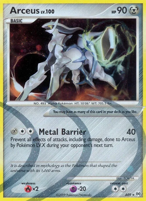 Arceus Lv.100 — Platinum Arceus