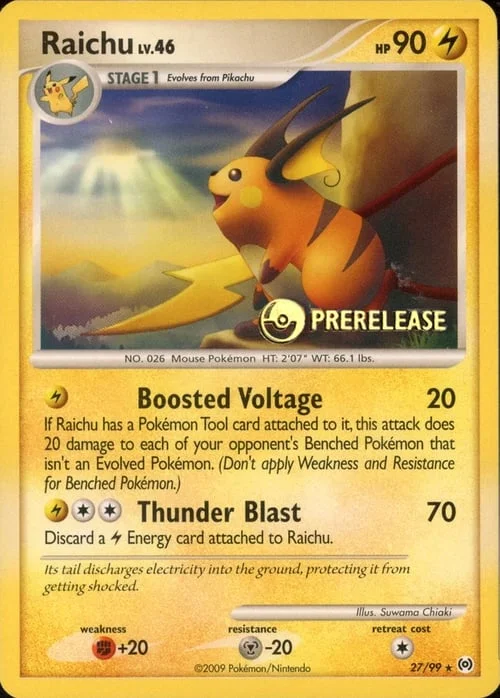 Raichu — Prerelease Promos