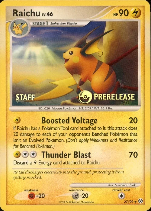 Raichu — Prerelease Promos