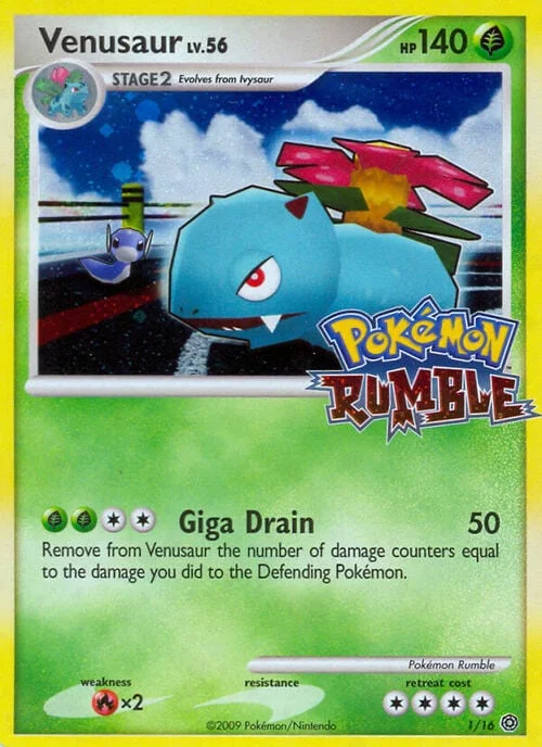 Venusaur Lv.56 — Pokémon Rumble