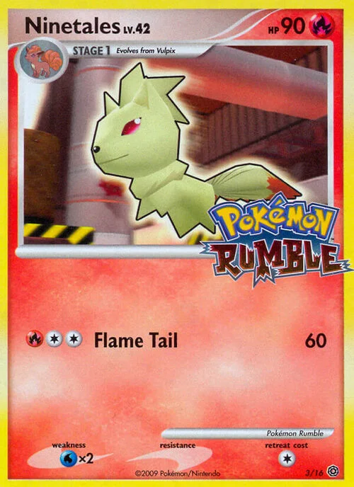 Ninetales Lv.42 — Pokémon Rumble