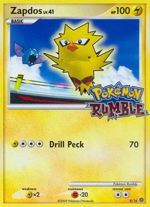Zapdos Lv.41 — Pokémon Rumble