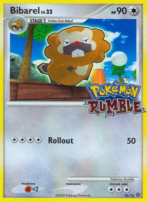 Bibarel Lv.22 — Pokémon Rumble