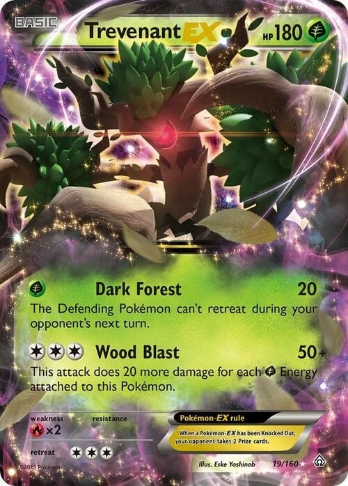 Trevenant EX — Primal Clash