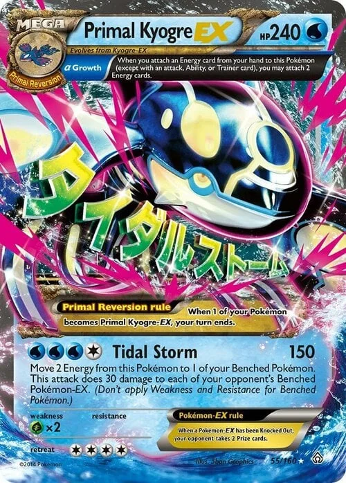 Primal Kyogre EX — Primal Clash