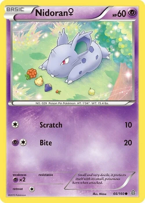 Nidoran ♀ — Primal Clash