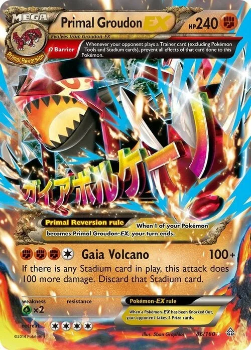 Primal Groudon EX — Primal Clash