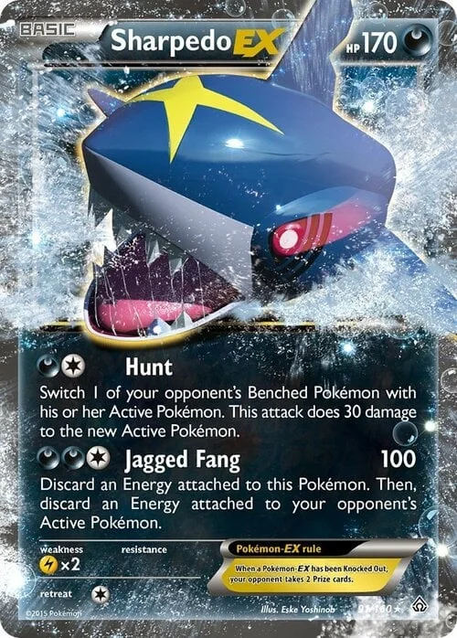 Sharpedo EX — Primal Clash